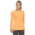 Women's Fila Sport&reg; Raglan Long Sleeve Tee, Size: Small, Brt Orange