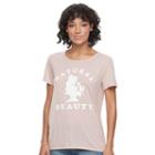 Disney's Beauty And The Beast Juniors' Belle Natural Beauty Graphic Tee, Teens, Size: Xs, Med Pink