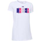 Girls 7-16 Under Armour Cheer Graphic Tee, Size: Medium, White