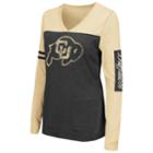Women's Campus Heritage Colorado Buffaloes Distressed Graphic Tee, Size: Medium, Oxford