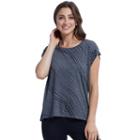 Women's Balance Collection Reagan Relaxed Short Sleeve Tee, Size: Large, Black