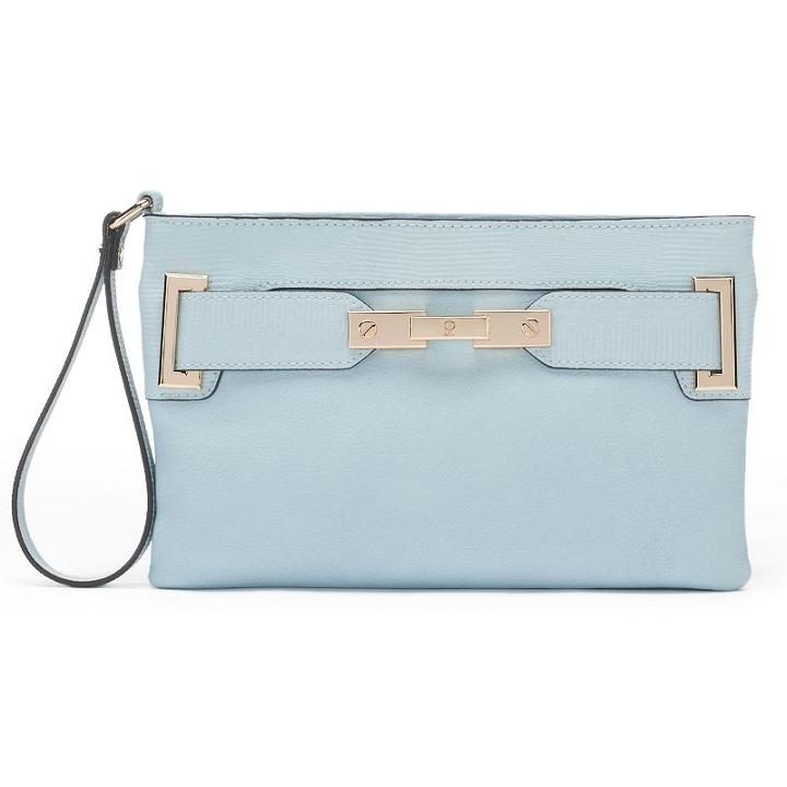 Jennifer Lopez Lola Solid Wristlet, Women's, Blue Other
