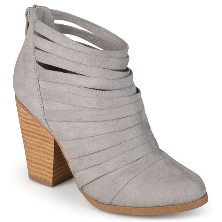 Journee Collection Selena Women's Ankle Boots, Size: Medium (7), Grey