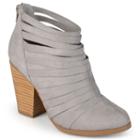 Journee Collection Selena Women's Ankle Boots, Size: Medium (7), Grey