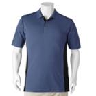 Grand Slam, Big & Tall Classic-fit Airflow Colorblock Performance Golf Polo, Men's, Size: Xl Tall, Blue Other