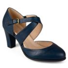Journee Collection Ainsli Women's High Heels, Girl's, Size: 9, Blue (navy)