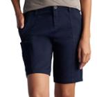Women's Lee Delaney Relaxed Fit Bermuda Shorts, Size: 8 - Regular, Dark Blue
