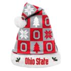 Foco Ohio State Buckeyes Christmas Santa Hat, Multicolor