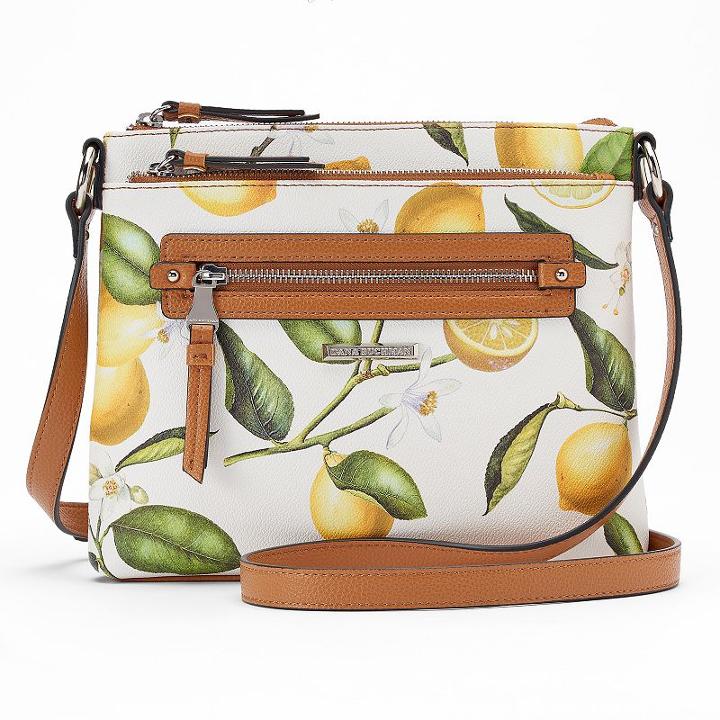 Dana Buchman Gracie Crossbody Bag, Women's, Lt Yellow