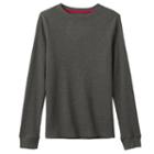 Boys 8-20 Urban Pipeline Solid Thermal Tee, Boy's, Size: Large, Dark Grey