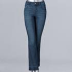 Petite Simply Vera Vera Wang Bootcut Jeans, Women's, Size: 0 Petite, Med Blue