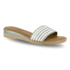 Tuscany By Easy Street Vanna Women's Sandals, Size: 7 Ww, White Oth