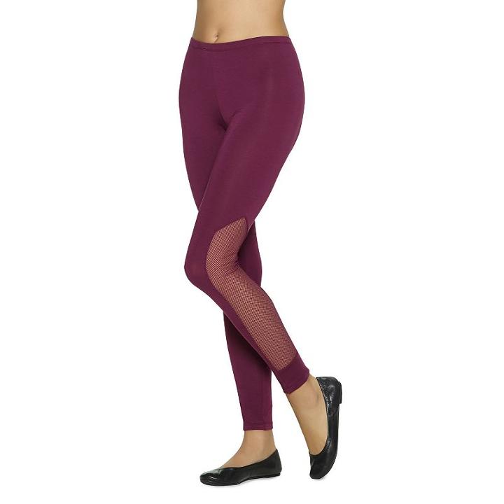 Women's Jezebel Asscher Mesh Leggings, Size: Medium, Med Purple