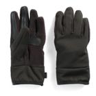Men's Isotoner Sleekheat&trade; Smartouch&reg; Stretch Gloves, Size: Large, Black