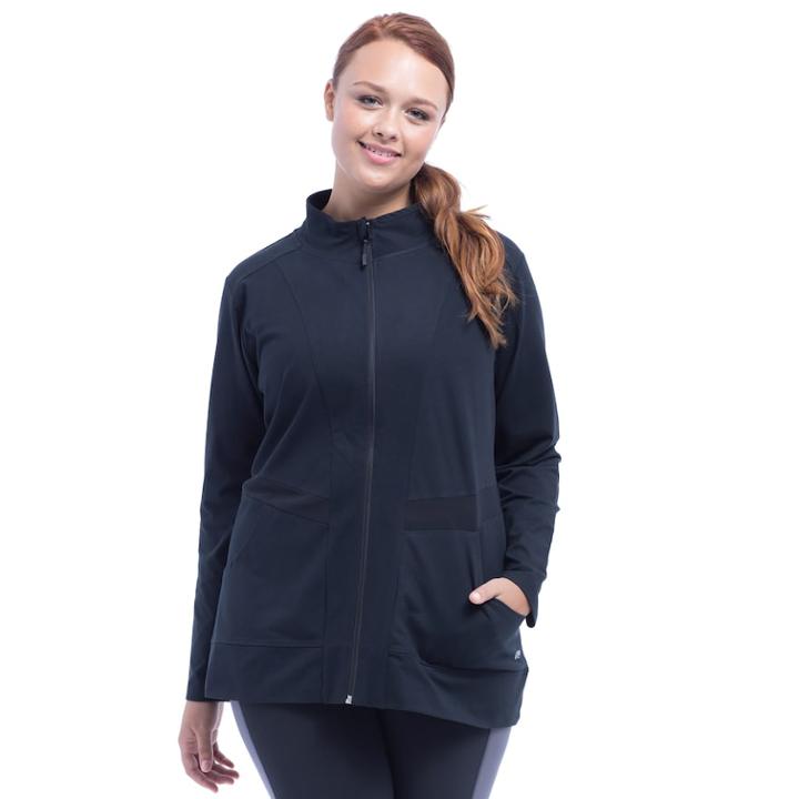 Plus Size Marika Adrenaline Zip-up Jacket, Women's, Size: 1xl, Black