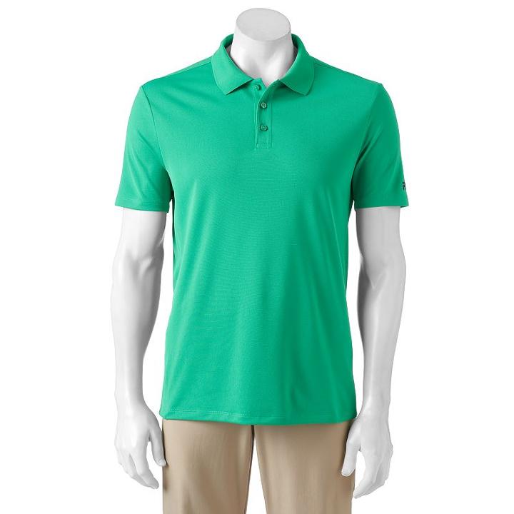 Men's Fila Sport Golf&reg; Classic-fit Pro Core Performance Polo, Size: Xl, Med Green
