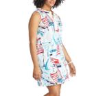 Plus Size Chaps Sailboat Lace-up Dress, Women's, Size: 1xl, Pink Ovrfl