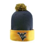 Adult Top Of The World West Virginia Mountaineers Pom Knit Hat, Men's, Blue (navy)