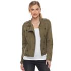 Women's Sonoma Goods For Life&trade; Military Jacket, Size: Xl, Green