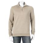 Big & Tall Croft & Barrow&reg; Classic-fit Fleece Quarter-zip Pullover, Men's, Size: 4xb, Med Beige