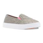 Oomphies Madison Toddler Girls' Slip On Sneakers, Size: 9 T, Dark Grey