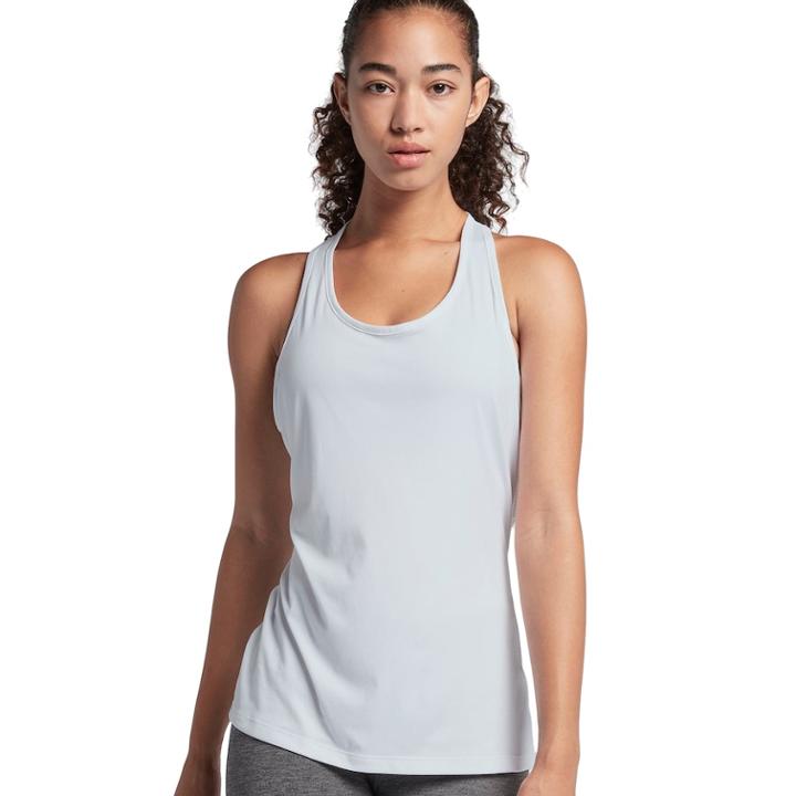 Women's Nike Dry Training Mesh Racerback Tank, Size: Xs, Silver