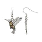 Believe In Hummingbird Nickel Free Drop Earrings, Women's, Multicolor