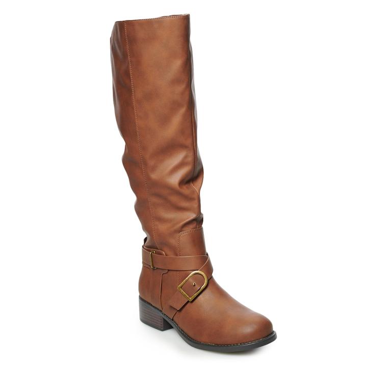 Apt. 9&reg; Meridian Women's Knee-high Boots, Size: 8.5, Brown