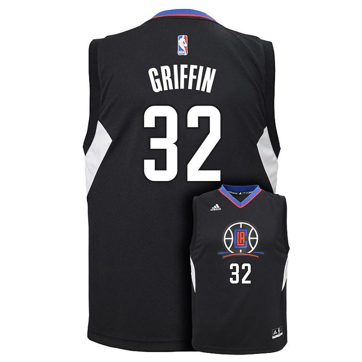 Boys 8-20 Adidas Los Angeles Clippers Blake Griffin Nba Replica Jersey, Boy's, Size: S(8), Blue