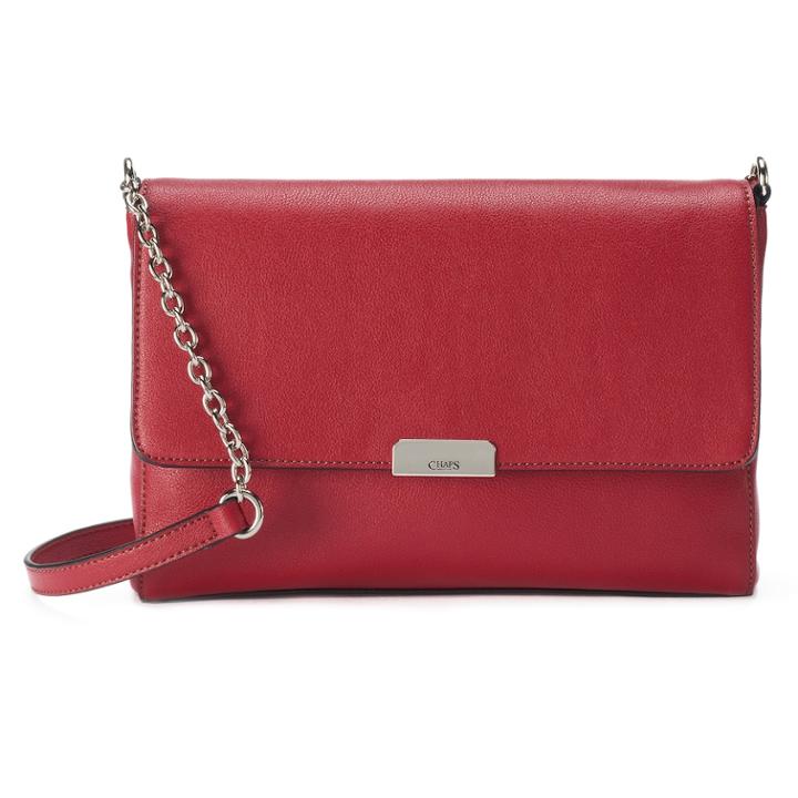 Chaps Heidy Crossbody Bag, Women's, Red