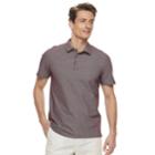 Men's Apt. 9&reg; Soft Touch Printed Polo, Size: Large, Drk Purple