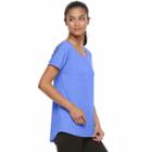 Women's Tek Gear&reg; Lattice Shoulder Tee, Size: Small, Blue (navy)