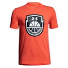 Boys 8-20 Under Armour Basketball Icon Tee, Size: Large, Orange