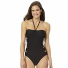 In Mocean Dance With Me Cut Out One-piece Swimsuit, Size: Small, Black