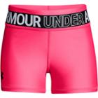 Girls 7-16 Under Armour Heatgear Shorty Shorts, Size: Small, Penta Pink Black