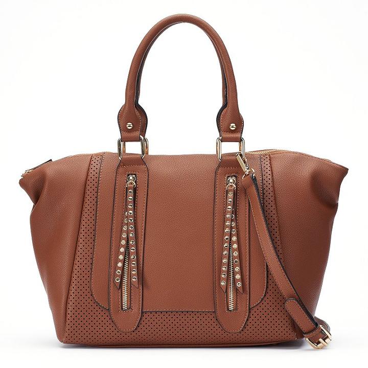 Mellow World Adeline Perforated Tote, Women's, Brown