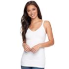 Women's Sonoma Goods For Life&trade; V-neck Cami, Size: Medium, White