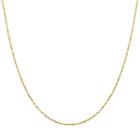 Everlasting Gold 14k Gold Singapore Chain Necklace - 18-in, Women's, Size: 18, Yellow