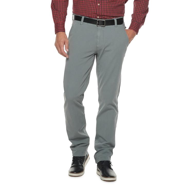 Men's Dockers&reg; Smart 360 Flex Slim Tapered Fit Downtime Khaki Pants, Size: 32x32, Lt Green