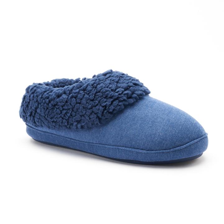 Women's Sonoma Goods For Life&trade; Jersey Knit Clog Slippers, Size: Medium, Dark Blue