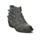So&reg; Zelkova Women's Ankle Boots, Size: Medium (7.5), Med Grey