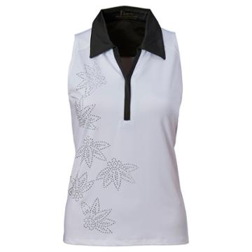 Nancy Lopez, Women's Wish Sleeveless Golf Polo, Size: Xl, White