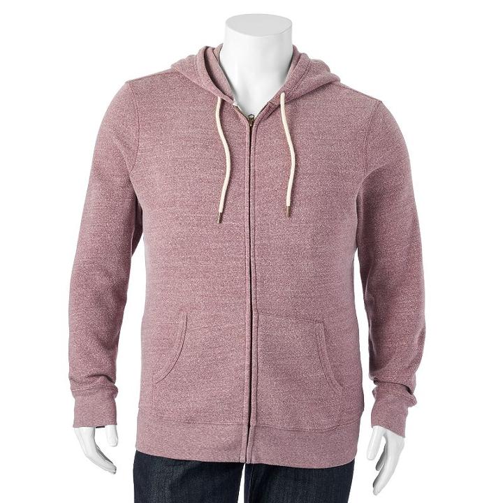 Big & Tall Sonoma Goods For Life&trade; Fleece Hoodie, Men's, Size: 2xb, Red