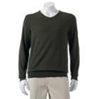Big & Tall Croft & Barrow&reg; Classic-fit 12gg V-neck Sweater, Men's, Size: 4xb, Lt Green