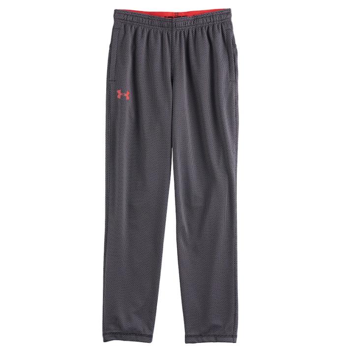 Boys 8-20 Under Armour Textured Tech Pants, Size: Xl, Black