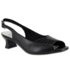 Easy Street Bliss Women's Slingback High Heels, Size: 7.5 Wide, Black