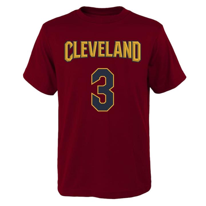 Boys 8-20 Cleveland Cavaliers Isaiah Thomas Player Name & Number Replica Tee, Size: M 10-12, Dark Red