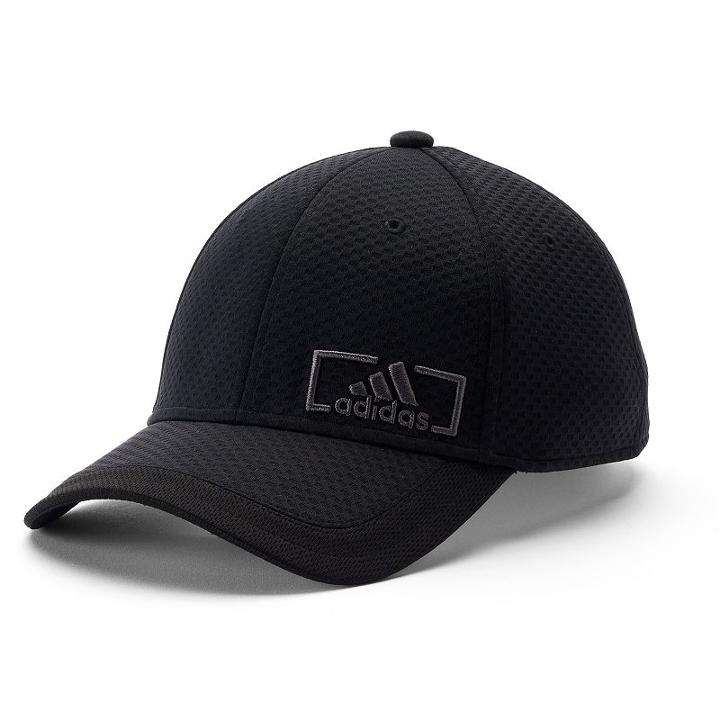 Adult Adidas Amplifier Stretch-fit Cap, Size: L/xl, Black