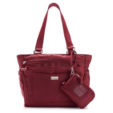 E.t.a. By Rosetti Memphis Tote With Rfid-blocking Pouch, Women's, Dark Red
