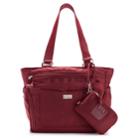 E.t.a. By Rosetti Memphis Tote With Rfid-blocking Pouch, Women's, Dark Red